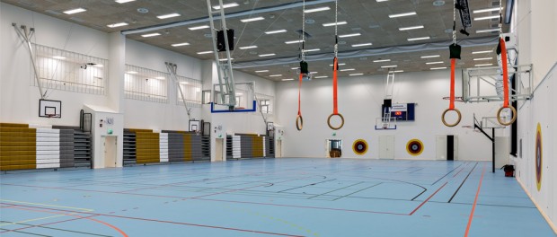 Huhtasuon koulukeskus, Jyväskylä 2015, liikuntasali